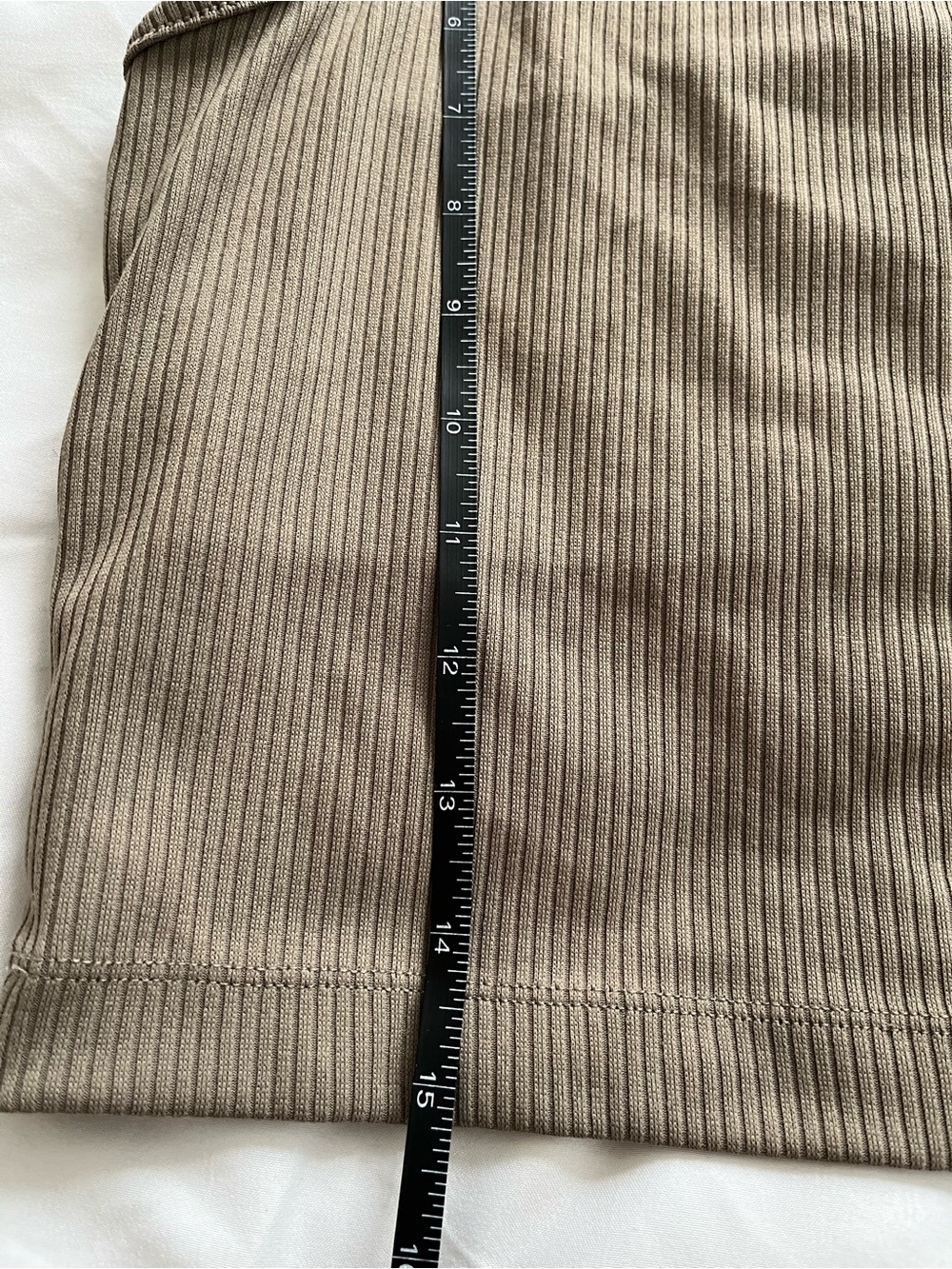 Mono B Ribbed Twisted Racerback Tank, S - Picture 5 of 5